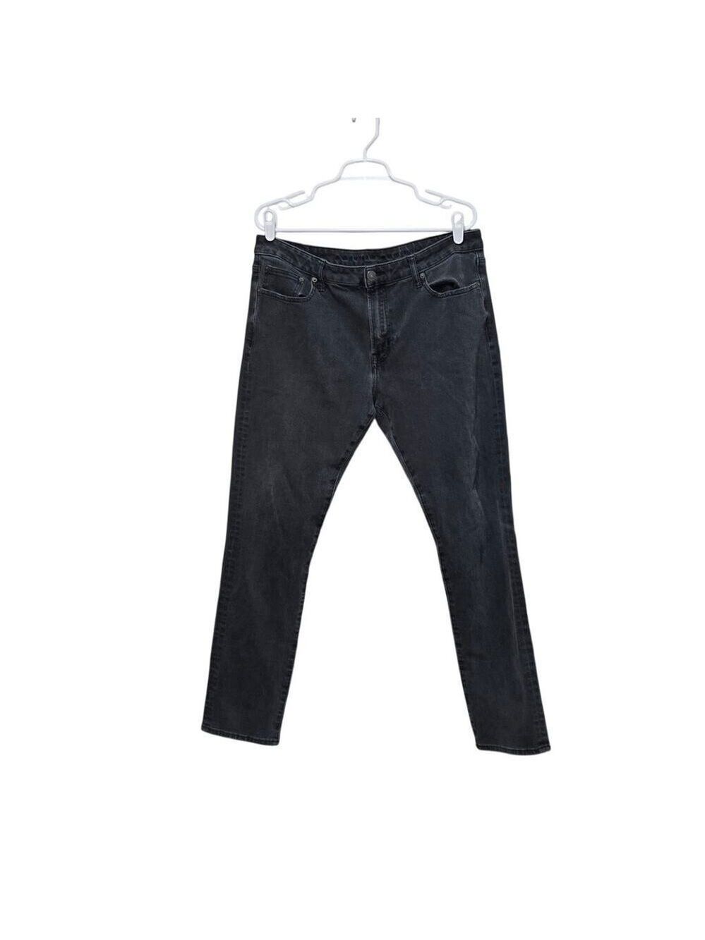 American Eagle AirFlex Black Slim Jeans 36x32 Stretch